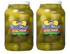 Best Maid Whole Dill Pickles 12-16 ct , 1 Gal. (Pack of 2)