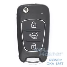 Upgraded Flip Remote Key Fob for Hyundai Elantra 2011 2012 2013 95430-3X100 / 01 (For: 2013 Hyundai Elantra)