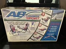 AB Lounge Sport Abdominal Workout Fitness Exercise Blue Lounger Chair Machine