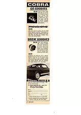 1967 COBRA GOODIES / COBRA KITS ~ RARE ORIGINAL SHELBY AMERICAN INC AD