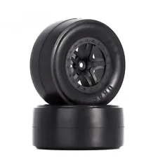 INJORA Rear Belted Drag Racing 2.2 Wheels and Tires for Losi 22S DR10 Slash 2WD