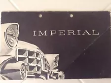 RARE chrysler Imperial two door 1955 ad with stamps