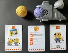 Despicable Me 2 Battle Pods Good VS Evil + Launcher No Minions - Works + 3 Cards