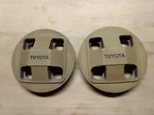 2 only 1984 Toyota Corolla 4 Lug Plastic Hubcaps. Price is now for 2!