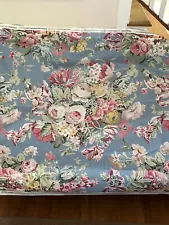 Brunschwig Fils Westbury Bouquet Blue fabric