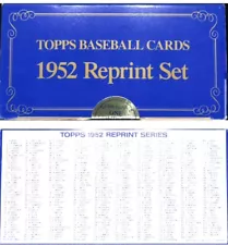 1983 1952 Topps Baseball Factory Sealed Reprint Complete Set Mantle Mays