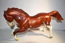 Breyer C Reeves Chestnut Pinto Classic Brown & White (LEGS) Horse 12" x 7" EUC