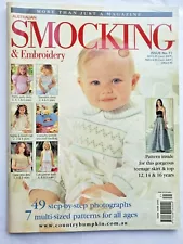 Australian Smocking & Embroidery 2005 Issue 71 Heirloom Sewing Inserts Intact