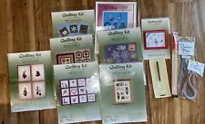 Vintage Quilling Lot Paper Strips kits & Tool most New Crafting Supplies