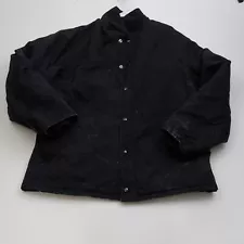 Plain Community Clothing Amish Jacket Size Medium Black