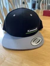 NEW Kawasaki Black Snap Back Hat Cap