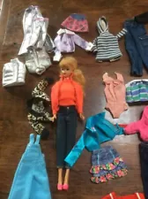 Barbie Clothing and Accessory Lot of 39 pieces. Vintage from the 60's.