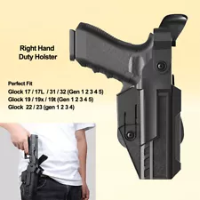 Level 3 Police Duty Holster For Glock 17 17L 31 32 Gen 1 2 3 4 5 G17 G32 gen 3 4