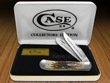 Case xx Trapper Knife Tennessee Walking Horse Amber Bone 1/2500 Stainless