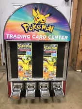 $1.25 Vends Themed Pokemon Card Vending Machine 4 column Trading Card Center