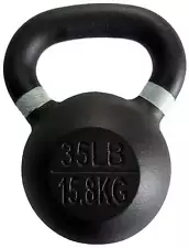 Everyday Essentials 35 Lb Full Body Exercise Strength Training Kettlebell Weight