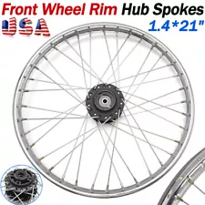 1.4 * 21" Front Wheel Rim Ring Hub For Hawk 250 Carb Version Dirt Bike Pit Bikes