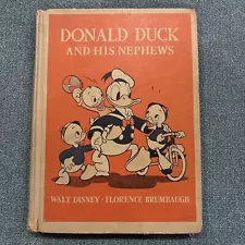 Walt Disney 1940 Donald Duck and His Nephews Hardcover book - Brumbaugh