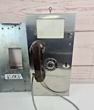 Unbranded? Rotary Pay Phone. Stromberg Hand Set Key is Included