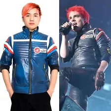 My Chemical Romance Party Poison Jacket Costume Cosplay *Blue Version*S-2XL