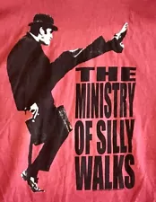 Ministry of Silly Walks T Shirt Monty Python T Shirt Mens Med VTG T Shirt 2001