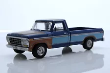 1978 Ford F250 Pickup Truck Weathered Rusty Yellowstone 1:64 Scale Diecast Model