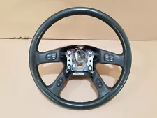 03-06 Chevy Silverado Pickup Truck Suburban Tahoe Factory Leather Steering Wheel (For: 2005 Chevrolet Silverado 1500 SS)