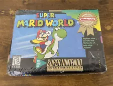 Super Mario World Players Choice Nintendo SNES New Factory Sealed **READ DESC**