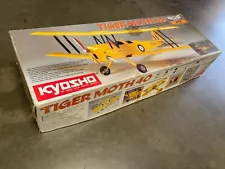 KYOSHO'S The DH82 TIGER MOTH 40 ARF R/C Biplane Airplane Kit