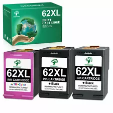 62xl Ink Cartridges For HP Ink 62 xl Envy 7640 5540 5640 5660 Printer Combo Lot