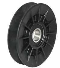 4" x .669 Bore Plastic V-Idler Pulley