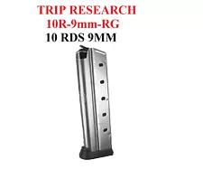 TRIPP RESEARCH 1911 MAG 9MM 10 RDS COLT S&W WILSON COMBAT KNIGHTHAWK LES BAER