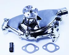 Big Block Chevy BBC 396 454 502 Chrome Aluminum Short Water Pump SWP High Volume