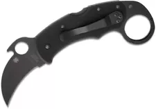 Spyderco Karahawk Karambit Folding Knife W/ Emerson Opener C170GBBKP