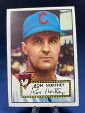 1952 Topps Baseball Card Ron Northey #204 Chicago Cubs