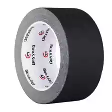 GEYYANG Black Gaffers Tape - 2" X 22 Yards - Gaff Tape for Cables, Photography,