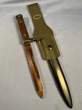 VERY NICE WW2 ITALIAN M1938 FOLDING CARCANO BAYONET w SCABBARD & FROG-C GNUTTI