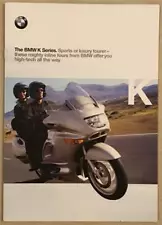 BMW K SERIES MOTORCYCLE RANGE Sales Brochure For 2000 #911 200 720 UX-VM-4 08/99