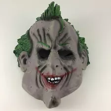 Batman Arkham City The Joker Rubber Mask Adult Halloween Costume Supervillain