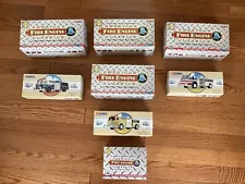 Lot Of Corgi Classics Fire Trucks & (1) Other By National Museum Mint