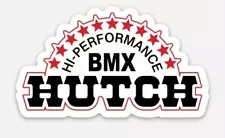 Hutch BMX Bicycle Old School Logo Vinyl Sticker Decal