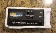 Wittner GT 3 Quartz Guitar or Violin Tuner with Back Lit VU Display