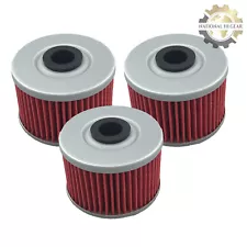 3 Pack Oil Filter for Kawasaki KLX250 KLX250S KLX250R KLX250Sf 1990-2018