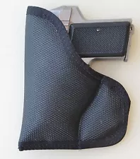 Pocket Holster for AMT BACK-UP 380 MegaGrip Diamond Embossed Sticky Fabric