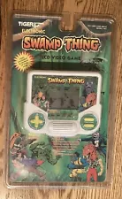 SEALED Vintage SWAMP THING Handheld Video Game TIGER 1991 - Mint In Package