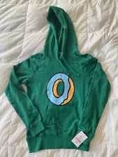 Odd Future Green Donut Logo Hoodie OFWGKTA XS Girls - Tyler The Creator - RARE!!