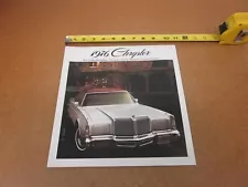 1976 Chrysler New Yorker Newport Town & Country sales brochure ORIGINAL 16 pg