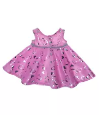 Pink & Silver Dress Outfit Teddy Bear Outfit Fits Most 14"-18 Build-A-Bear