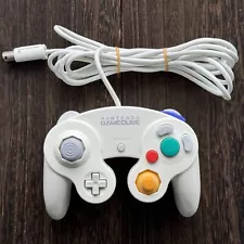 Nintendo GameCube Official OEM White Controller Gamepad DOL-003 Tested & Working