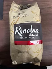 **SALE** Gold Coffee Kanaloa Blend Medium Roast Whole Bean Coffee 2lbs EXP:02/24